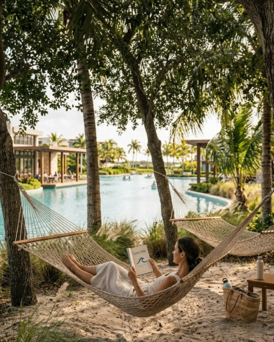 Hammock grove by the lagoon